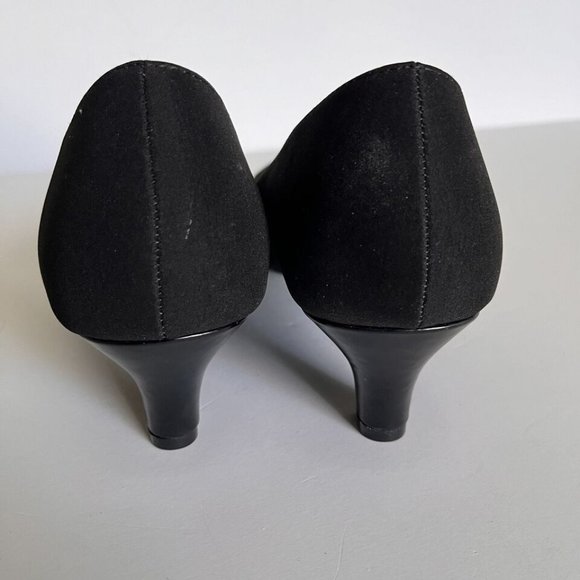 Airflex Black "Gayle" Dress Heels Women's Pumps Size 11 - Picture 6 of 7